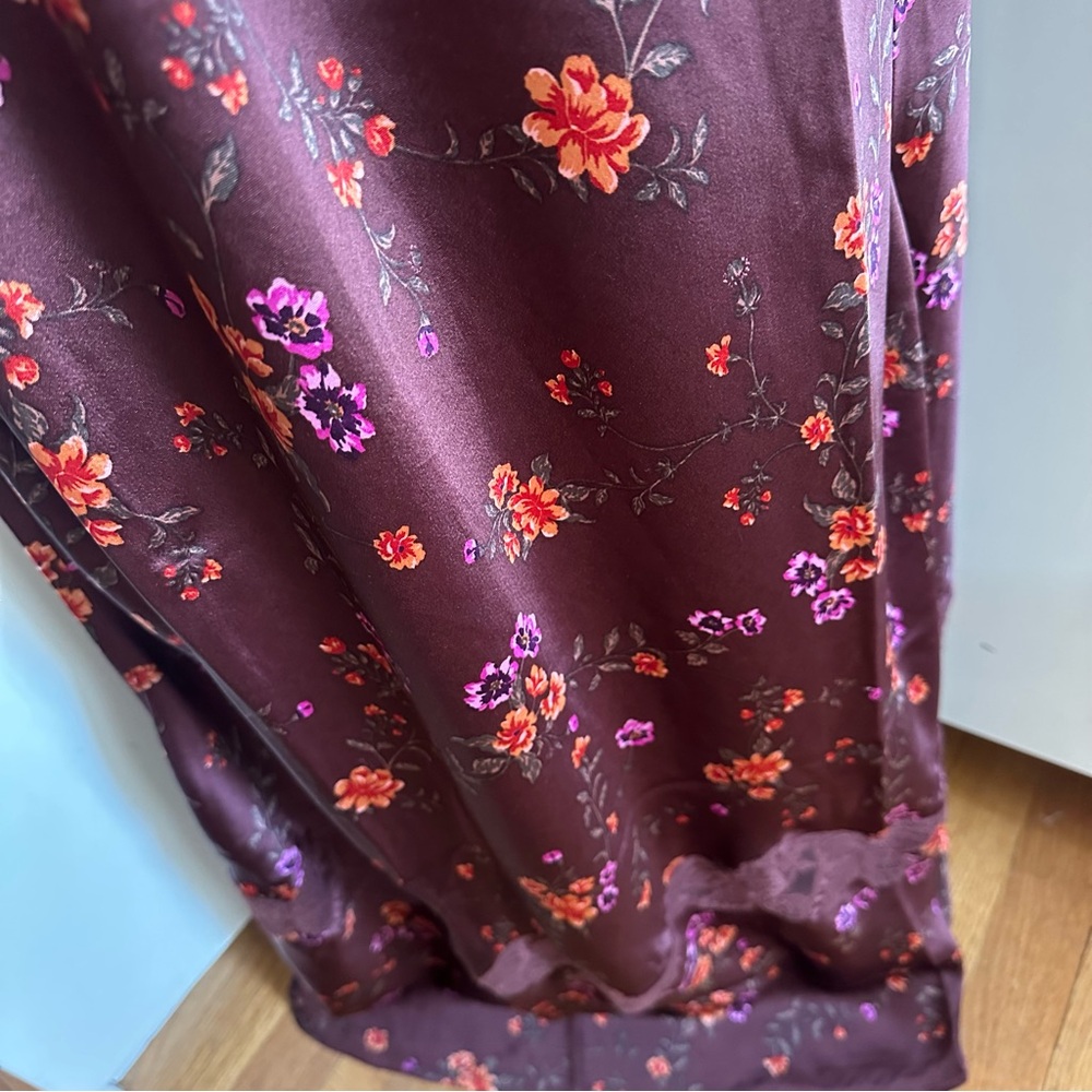 NWT Free People Butterfly Babe Cap-Sleeve Maxi Slip Dress sz XL - Picture 6 of 11